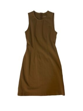 Everlane Toasted Coconut Brown The Dream 90’s Shift Mini Dress Size XXS NWOT